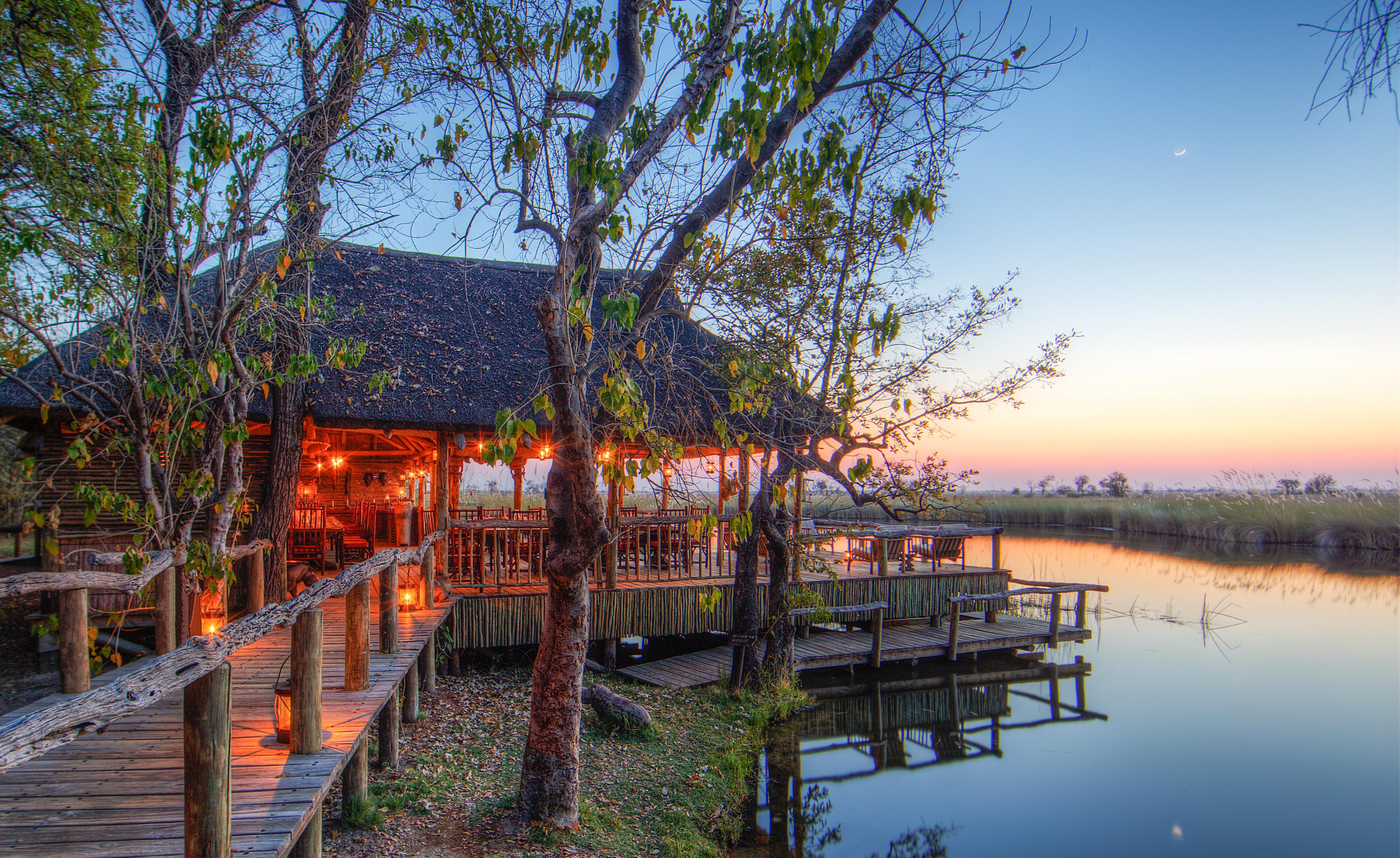 Camp Xakanaxa in the Moremi Game Reserve