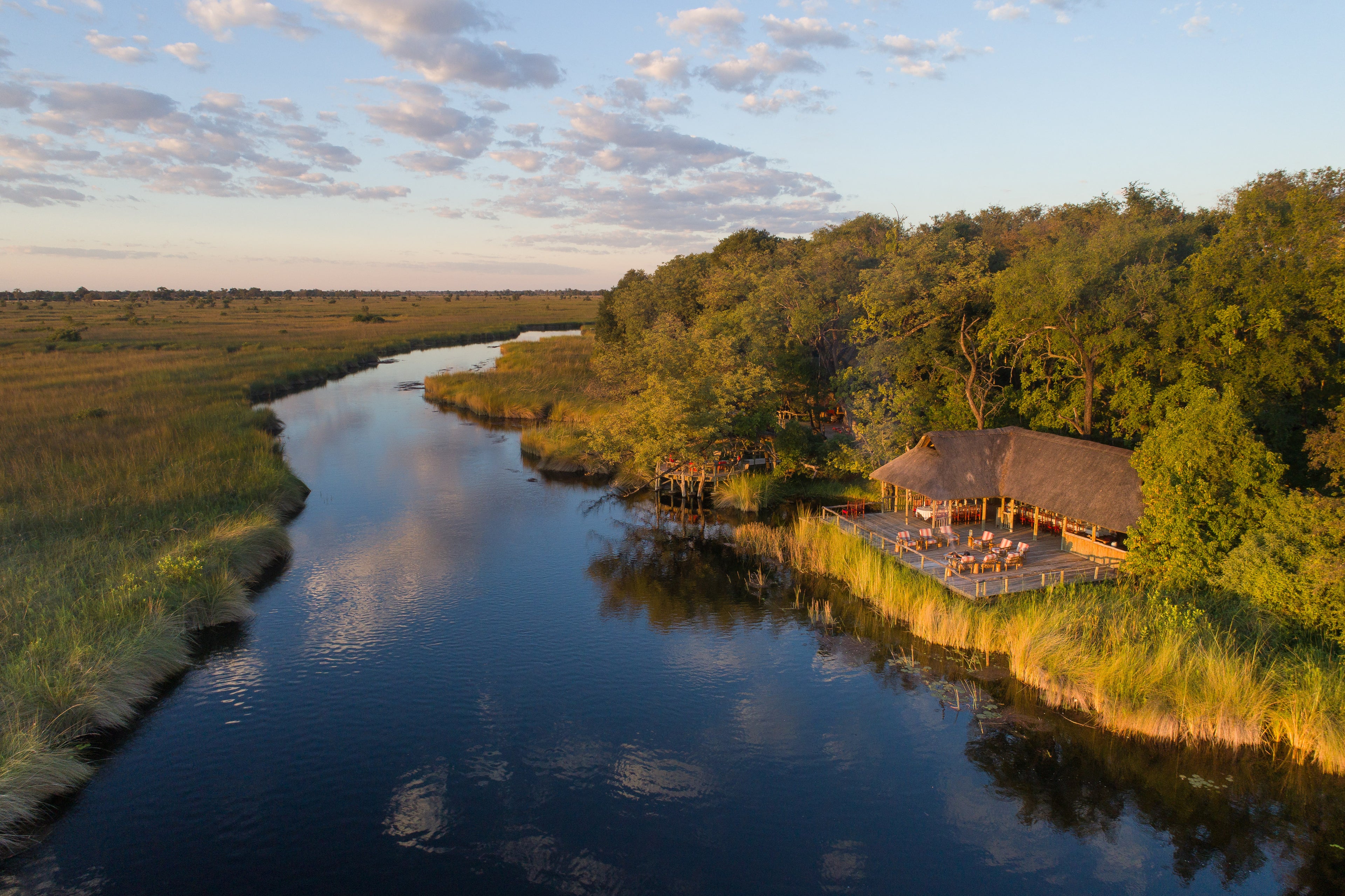 Camp Xakanaxa Aerial View