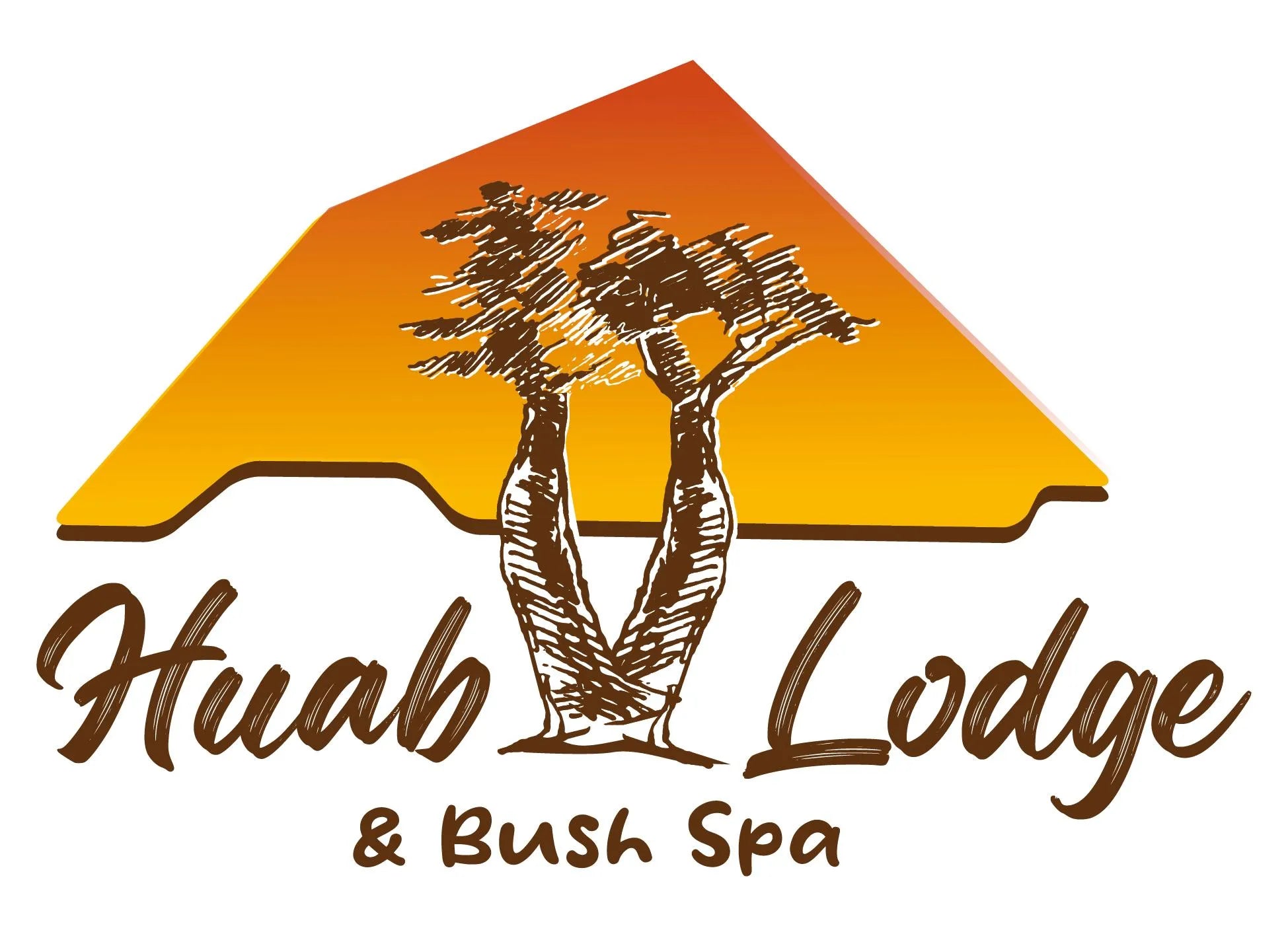 Huab Lodge Logo at Huab Lodge, Damaraland, Namibia.