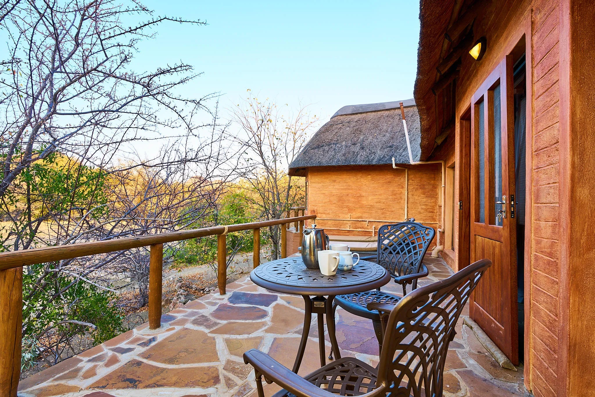Chalets at Huab Lodge, Damaraland, Namibia.