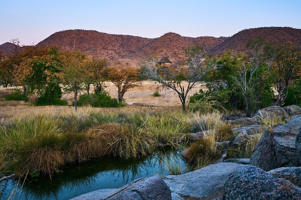 German Baths at Huab Lodge, Damaraland, Namibia.