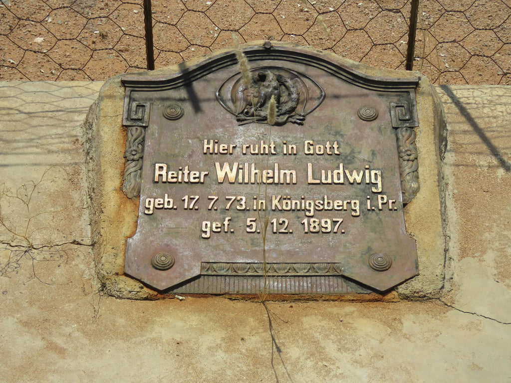 German graves at Huab Lodge, Damaraland, Namibia.