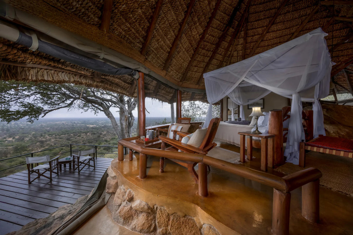 Elsa's Kopje Meru Honeymoon Cottage at Elewana Elsa’s Kopje Meru, Meru National Park, Kenya.