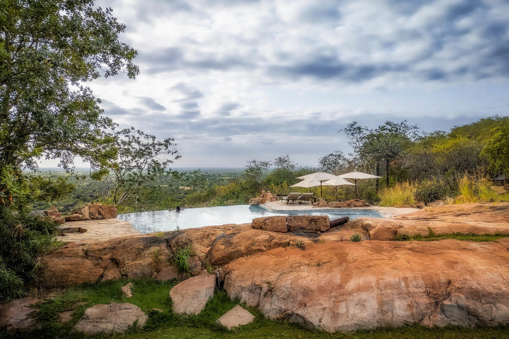 Elsa’s Kopje Meru Swimming Pool at Elewana Elsa’s Kopje Meru, Meru National Park, Kenya.