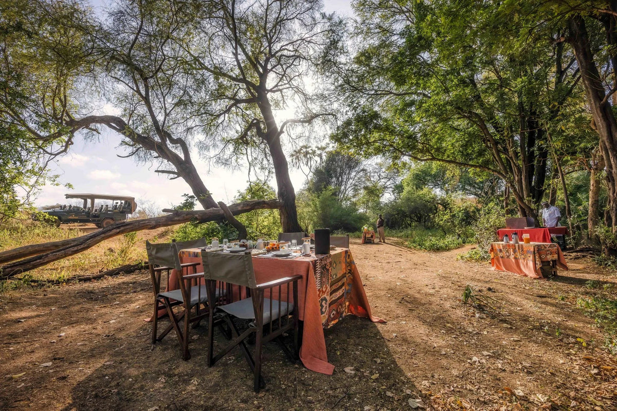 Elsa's Kopje Meru Bush Breakfast at Elewana Elsa’s Kopje Meru, Meru National Park, Kenya.