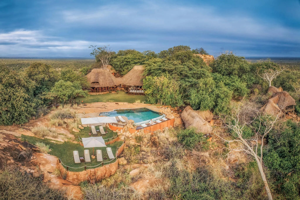 Elsa's Kopje Meru Main Pool at Elewana Elsa’s Kopje Meru, Meru National Park, Kenya.