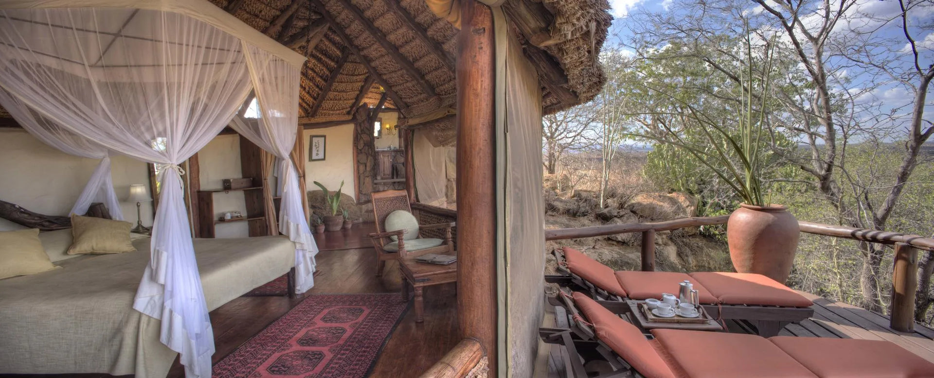 Elsa's Kopje Meru Safari Cottage at Elewana Elsa’s Kopje Meru, Meru National Park, Kenya.