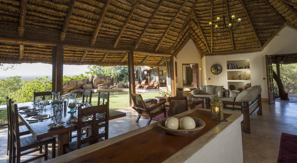 Elsa's Kopje Meru Main Area at Elewana Elsa’s Kopje Meru, Meru National Park, Kenya.
