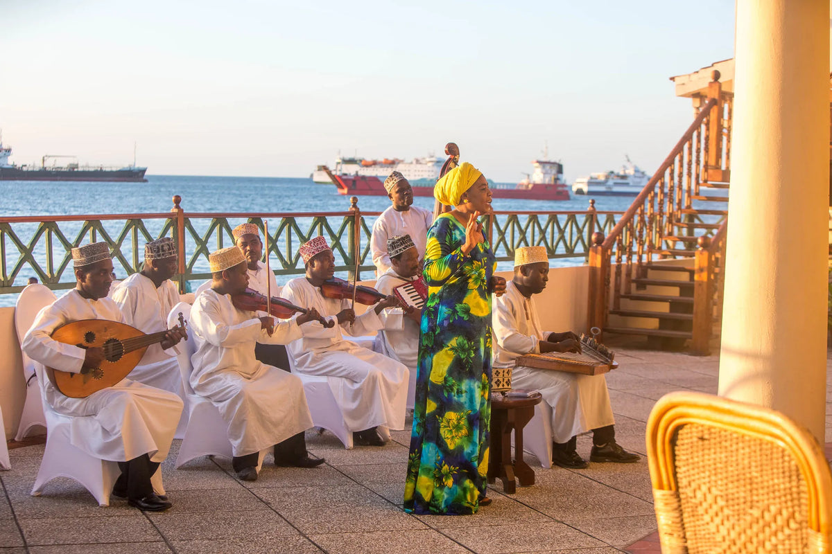 Entertainment at Zanzibar Serena Hotel, Stone Town, Tanzania.