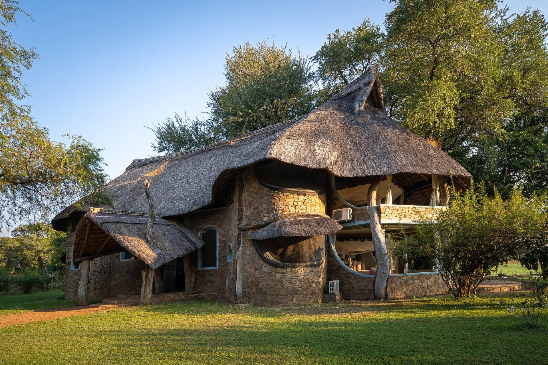 Luangwa Safari House at Luangwa Safari House, South Luangwa National Park, Zambia.
