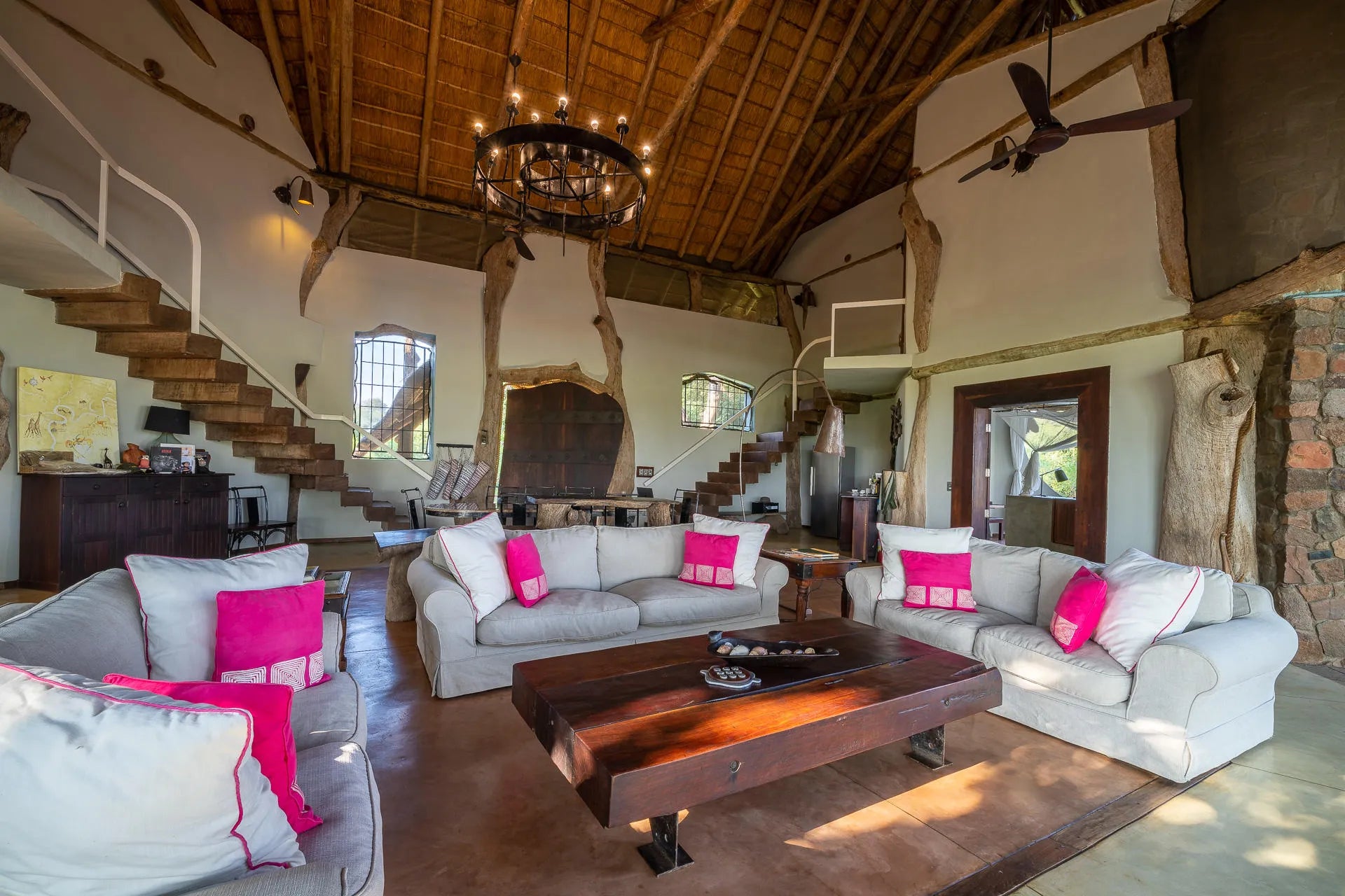 Luangwa Safari House at Luangwa Safari House, South Luangwa National Park, Zambia.