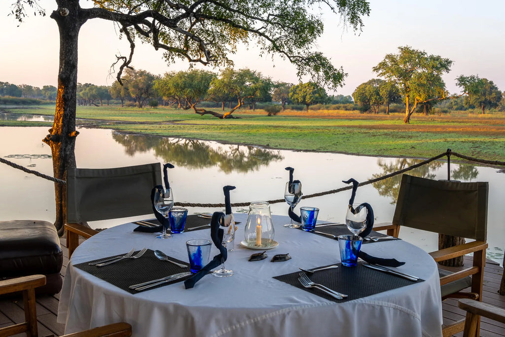 Luangwa Safari House at Luangwa Safari House, South Luangwa National Park, Zambia.
