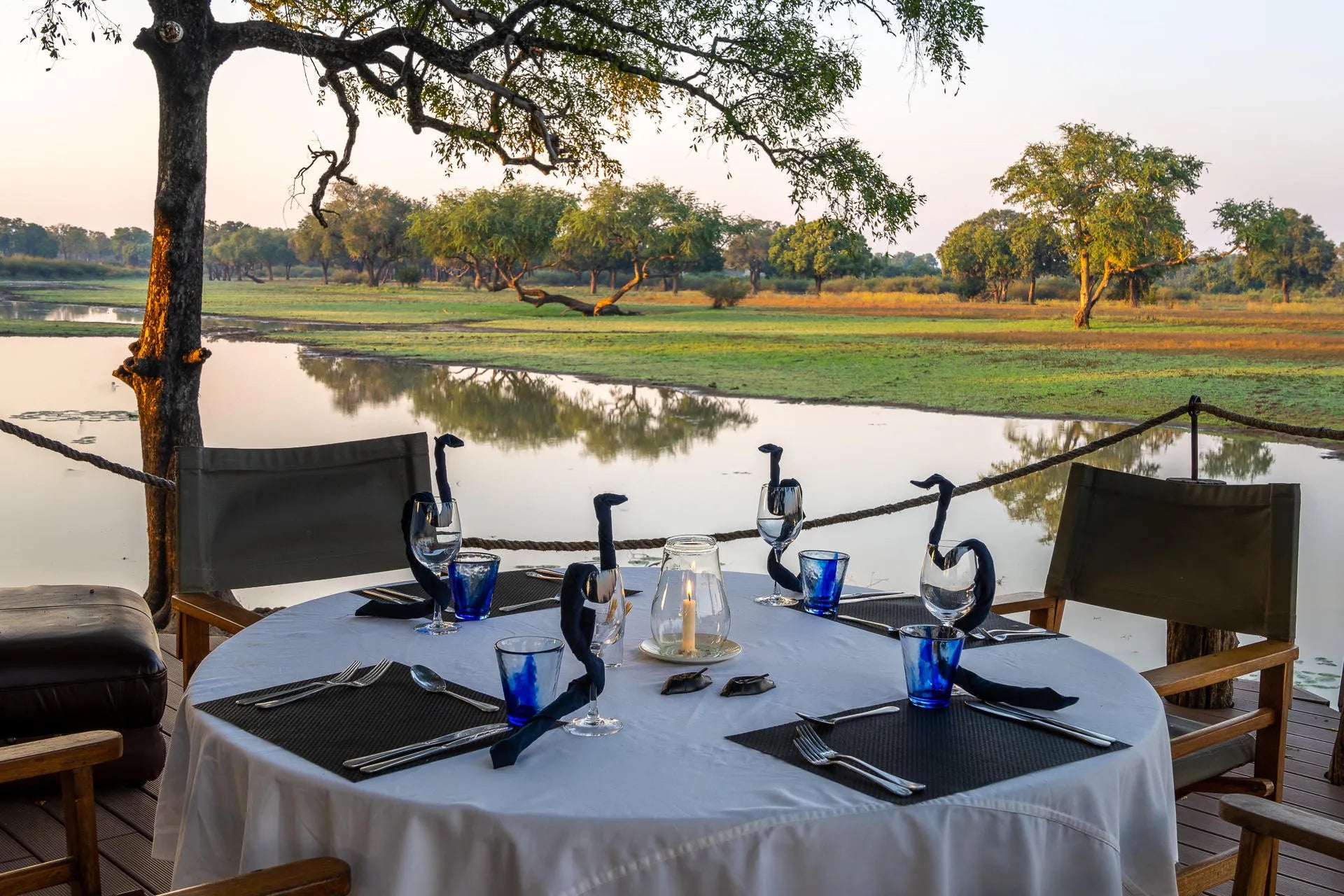 Luangwa Safari House at Luangwa Safari House, South Luangwa National Park, Zambia.