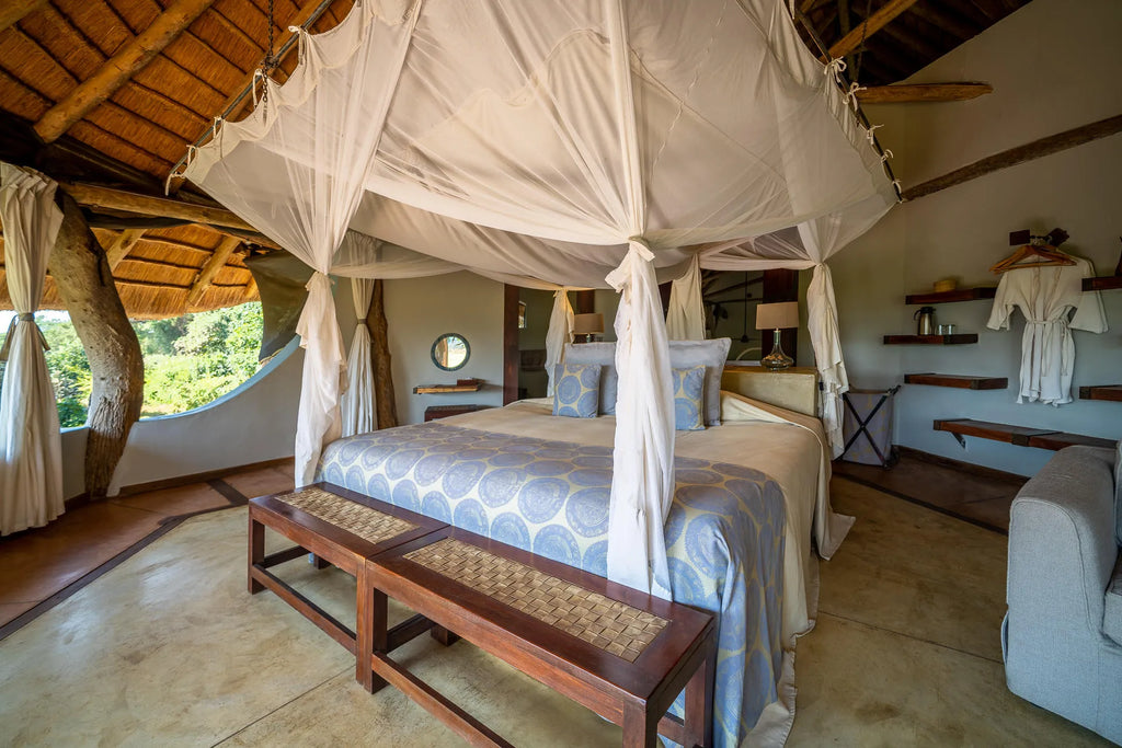 Luangwa Safari House at Luangwa Safari House, South Luangwa National Park, Zambia.