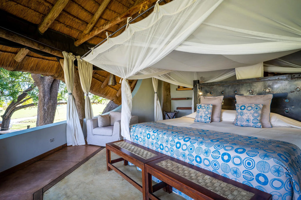 Luangwa Safari House at Luangwa Safari House, South Luangwa National Park, Zambia.
