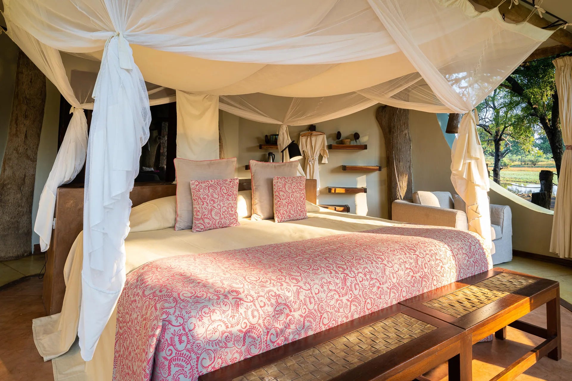 Luangwa Safari House at Luangwa Safari House, South Luangwa National Park, Zambia.