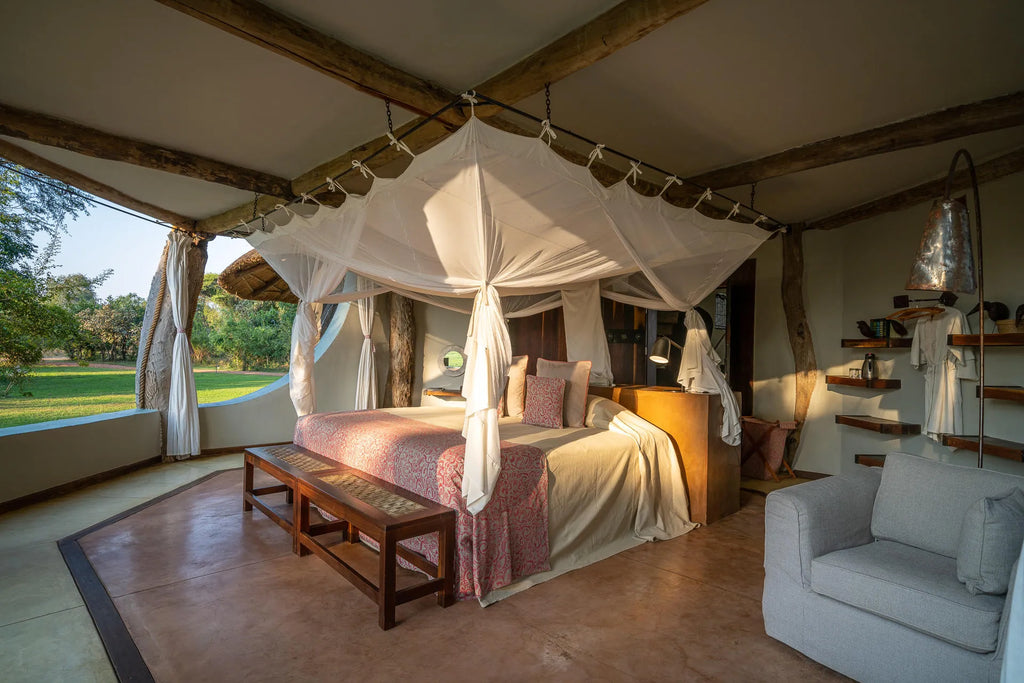 Luangwa Safari House at Luangwa Safari House, South Luangwa National Park, Zambia.