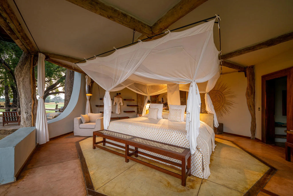 Luangwa Safari House at Luangwa Safari House, South Luangwa National Park, Zambia.