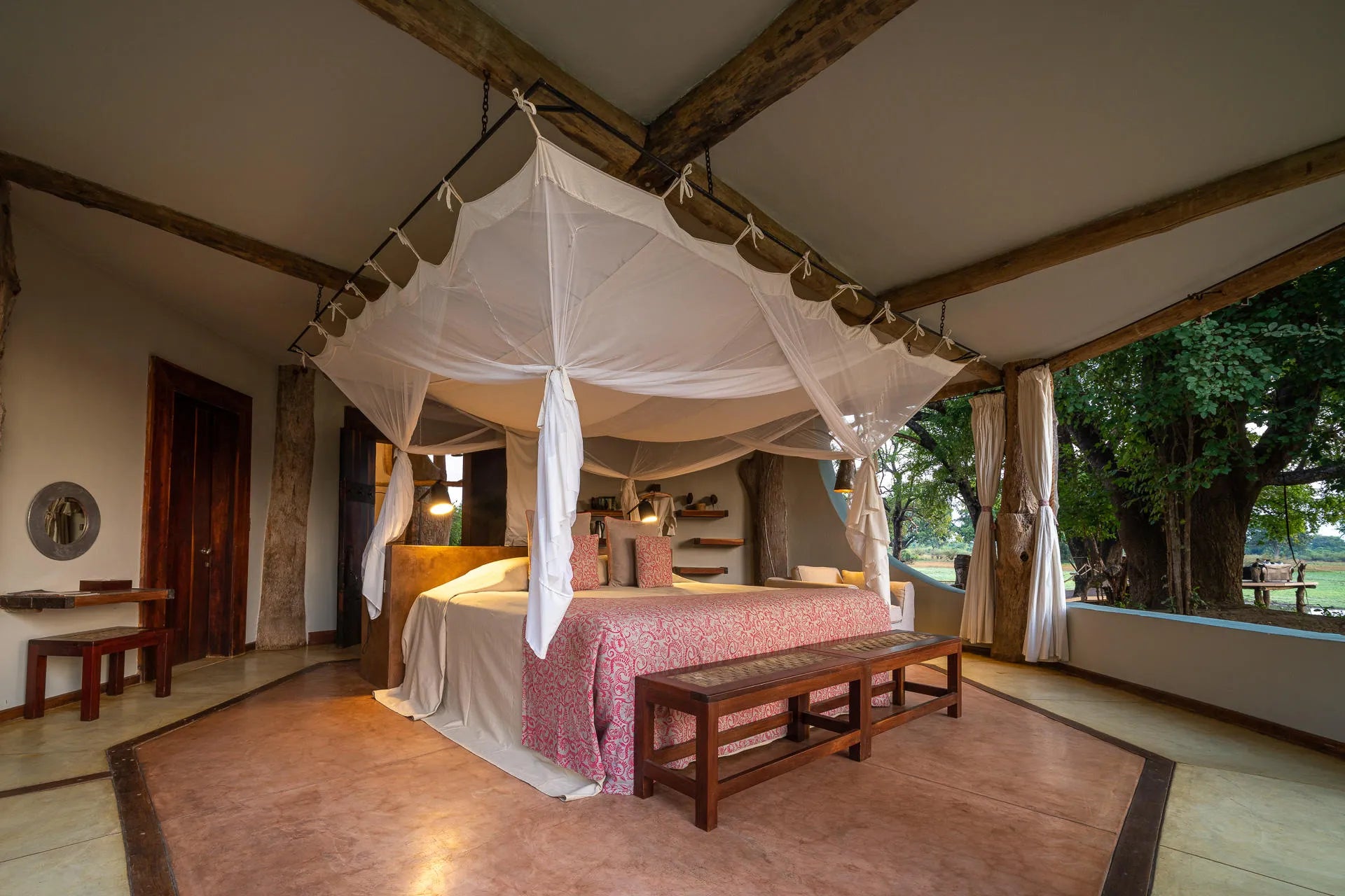 Luangwa Safari House at Luangwa Safari House, South Luangwa National Park, Zambia.