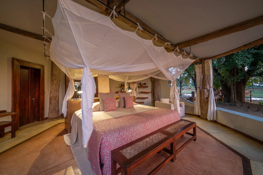 Luangwa Safari House at Luangwa Safari House, South Luangwa National Park, Zambia.