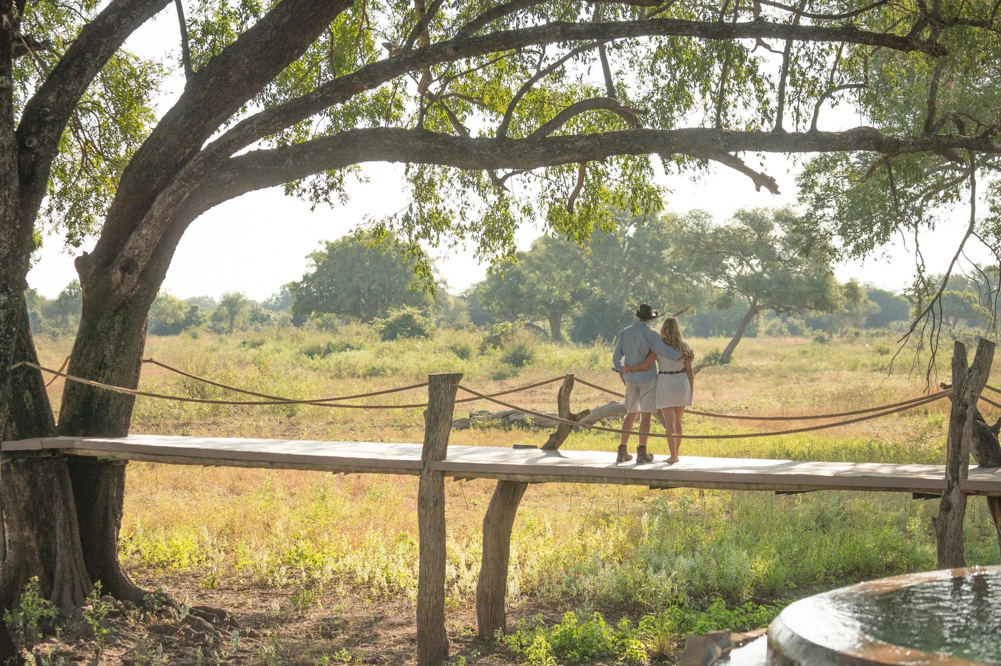 Luangwa Safari House at Luangwa Safari House, South Luangwa National Park, Zambia.