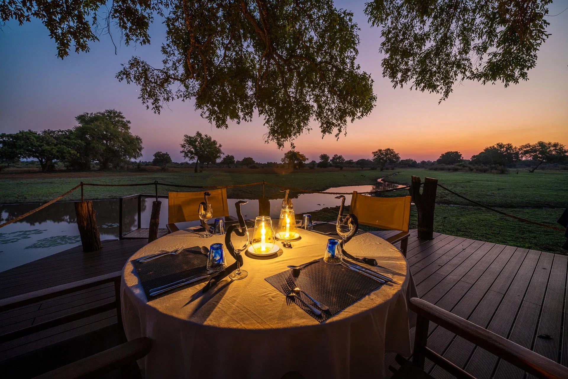 Luangwa Safari House at Luangwa Safari House, South Luangwa National Park, Zambia.