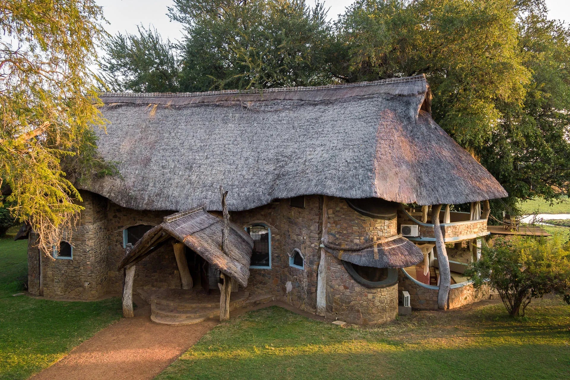 Luangwa Safari House at Luangwa Safari House, South Luangwa National Park, Zambia.