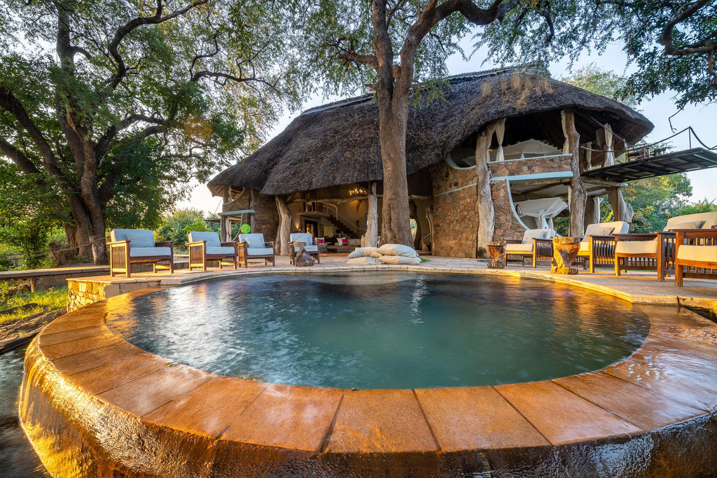 Luangwa Safari House at Luangwa Safari House, South Luangwa National Park, Zambia.