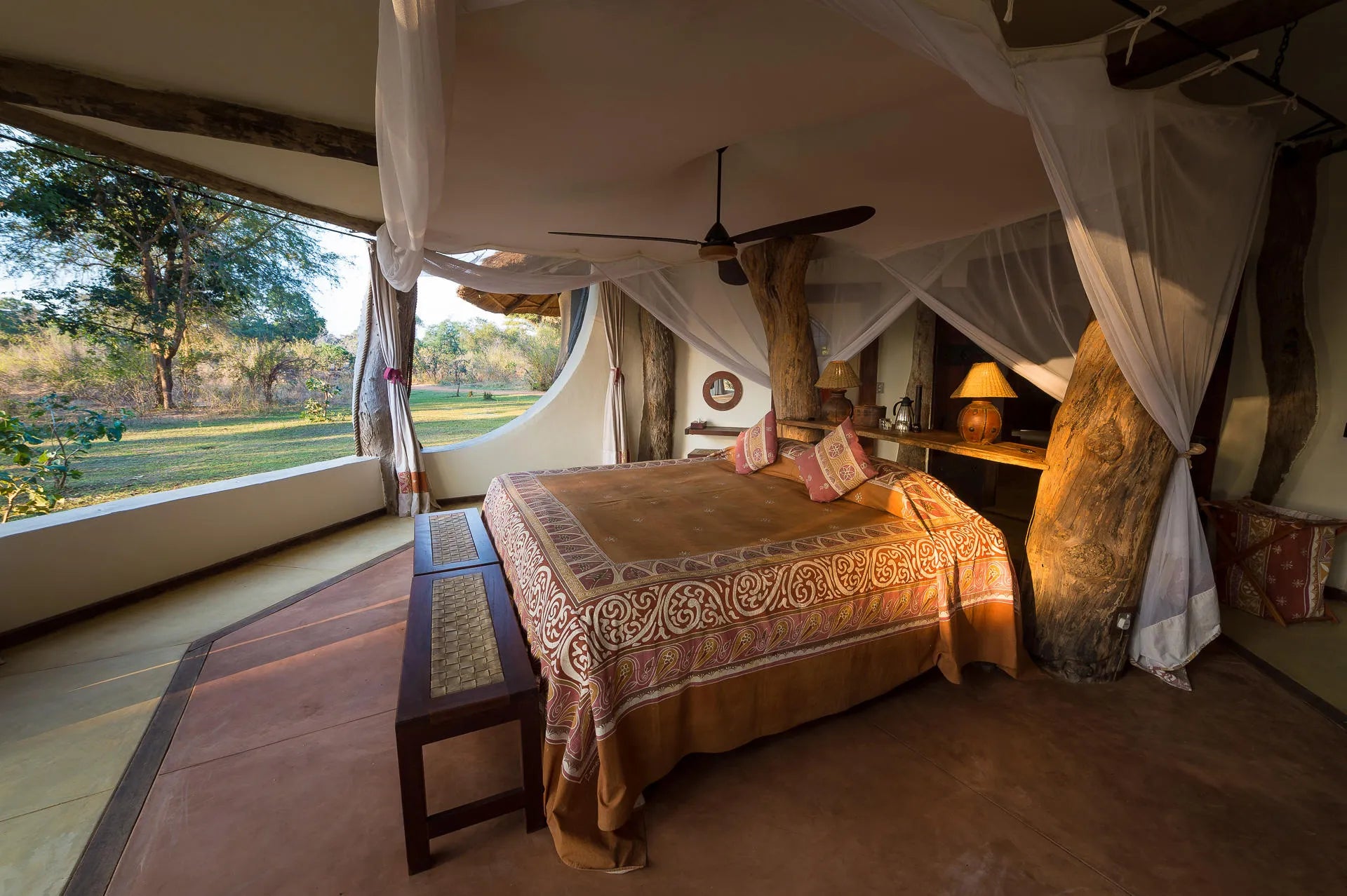Luangwa Safari House at Luangwa Safari House, South Luangwa National Park, Zambia.