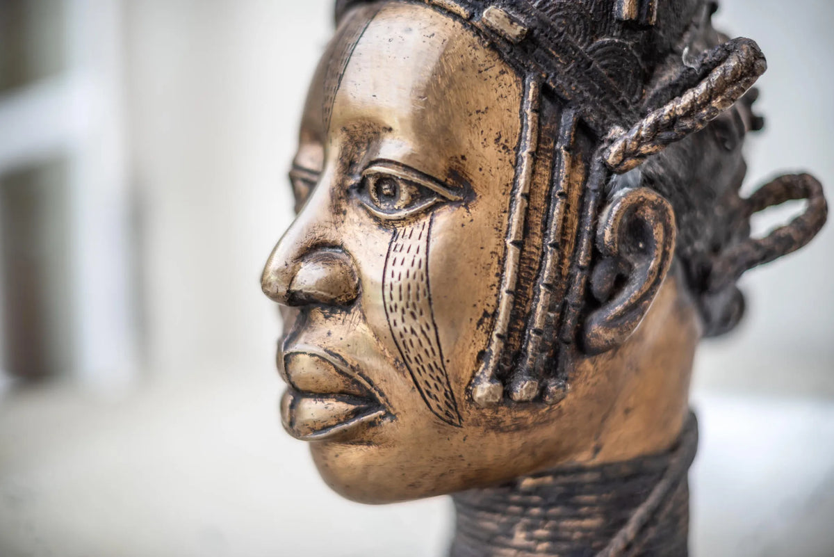 Bronze Art at House of Waine, Nairobi, Kenya.