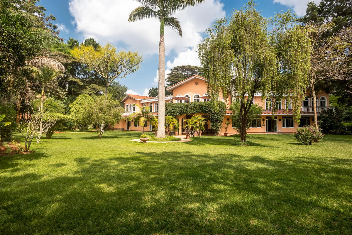 Garden at House of Waine, Nairobi, Kenya.