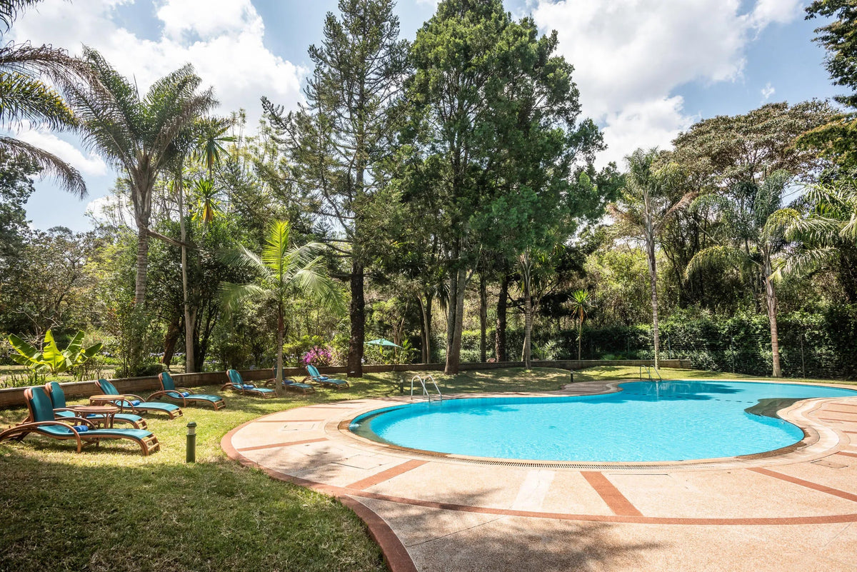 Heated Pool at House of Waine, Nairobi, Kenya.