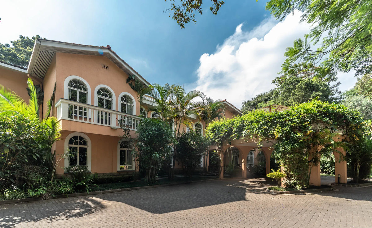 Main Entrance at House of Waine, Nairobi, Kenya.