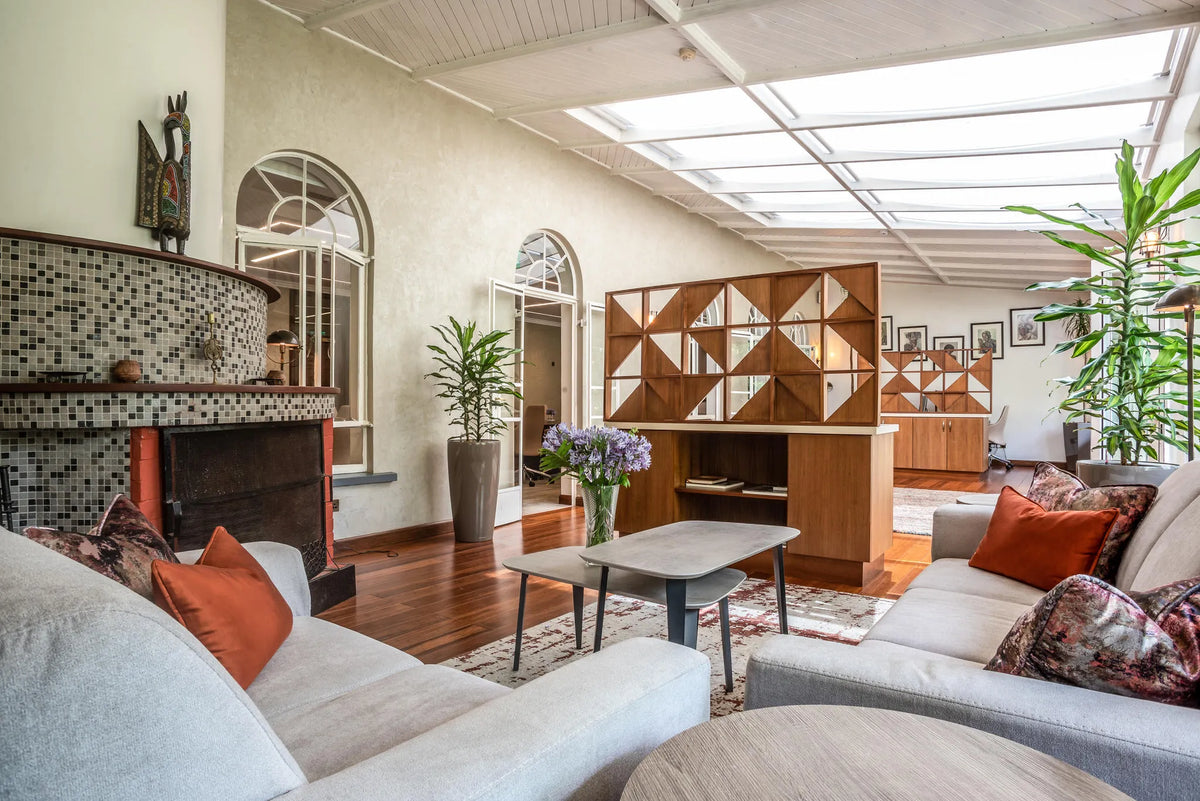 Library at House of Waine, Nairobi, Kenya.