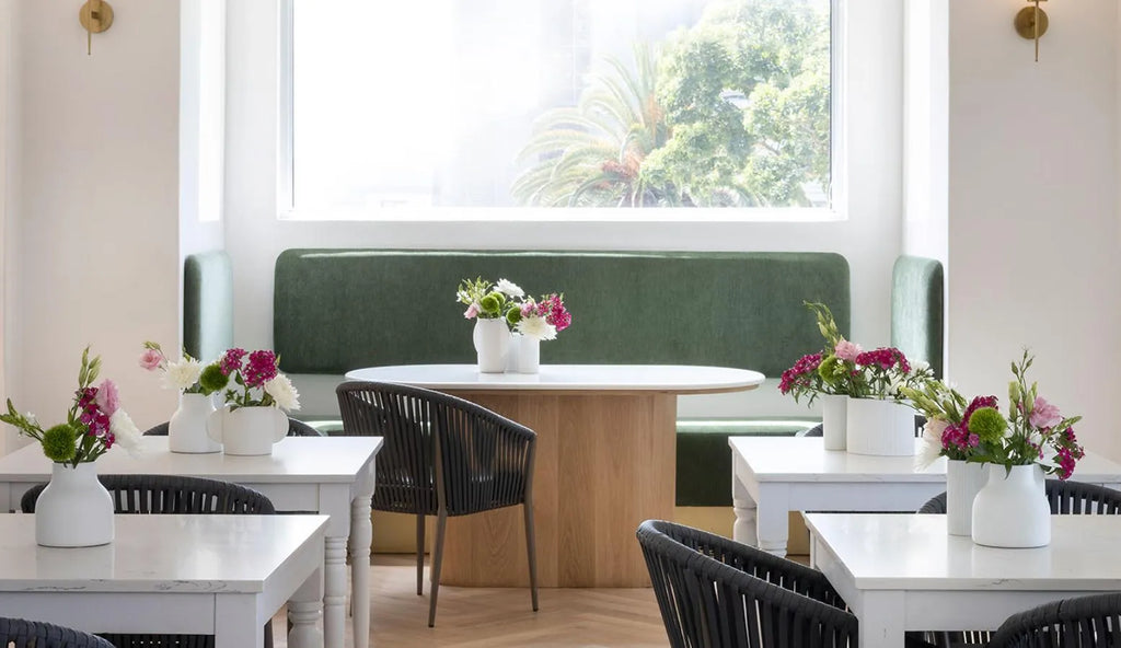 Dinning area at The Clarendon Fresnaye, Cape Town, South Africa.