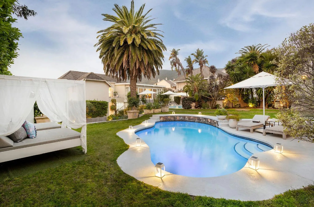 Swimming pool at The Clarendon Fresnaye, Cape Town, South Africa.