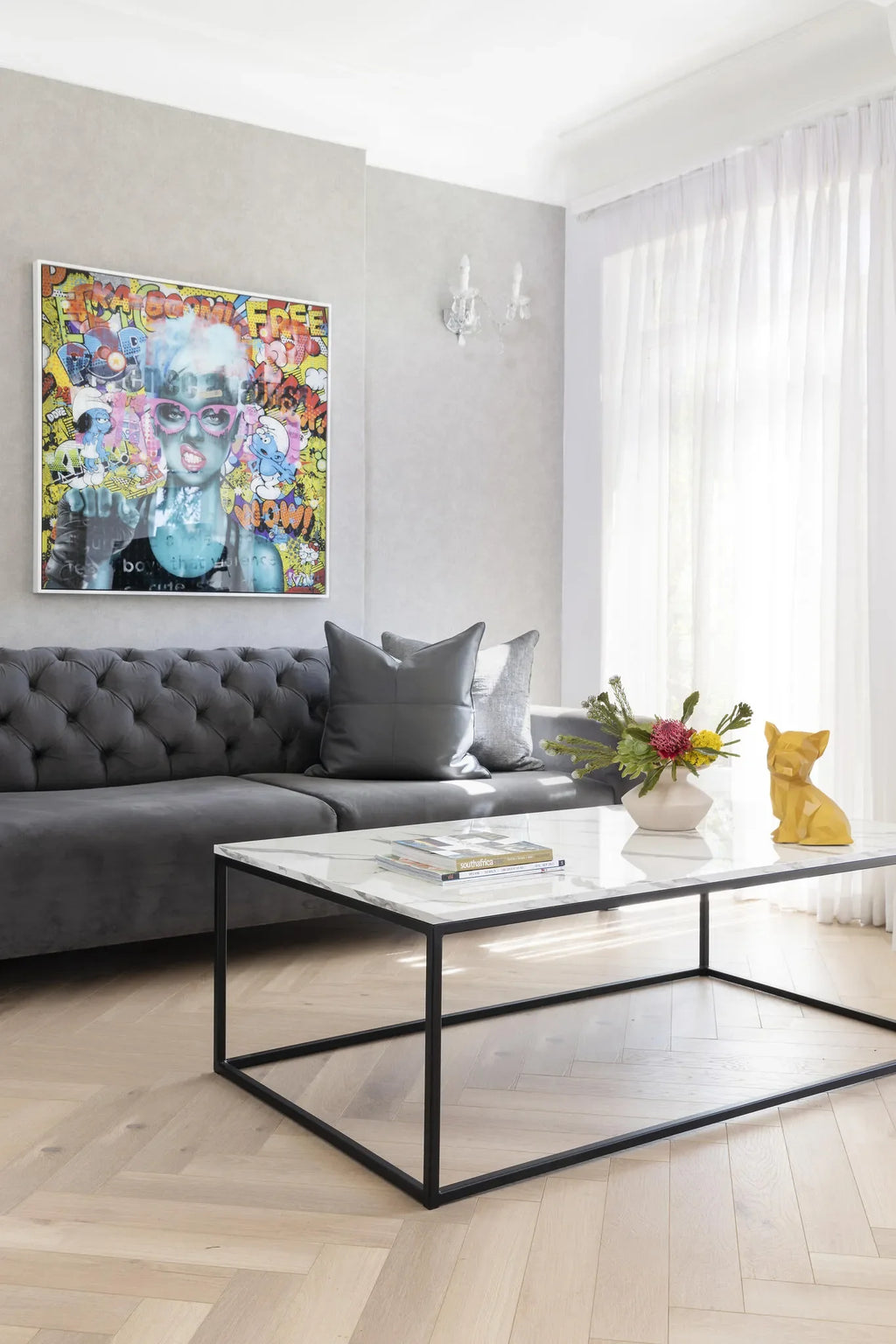 Interior at The Clarendon Fresnaye, Cape Town, South Africa.