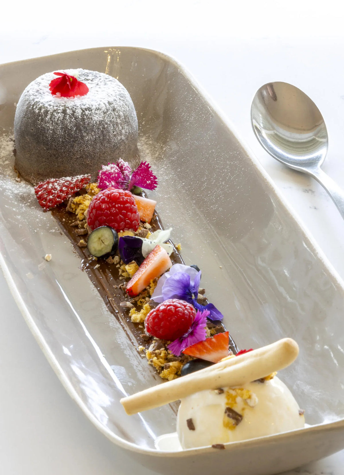Food at The Clarendon Fresnaye, Cape Town, South Africa.