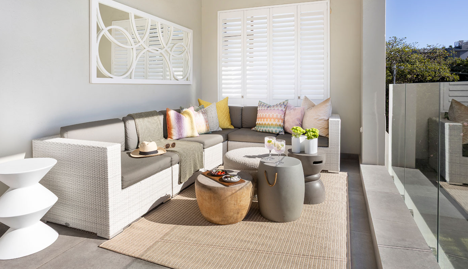 Outdoor seating area