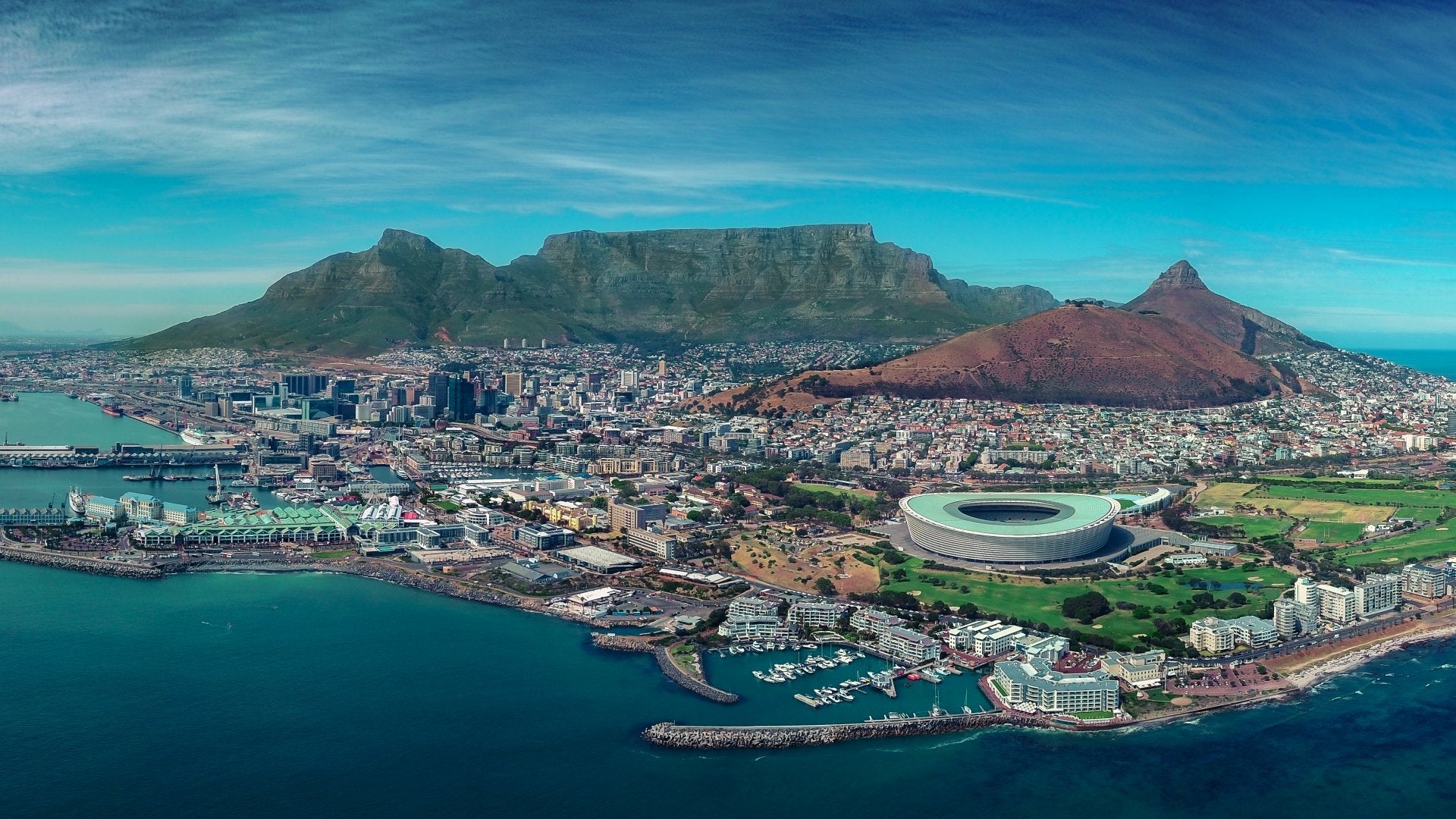 Cape Town Arial View