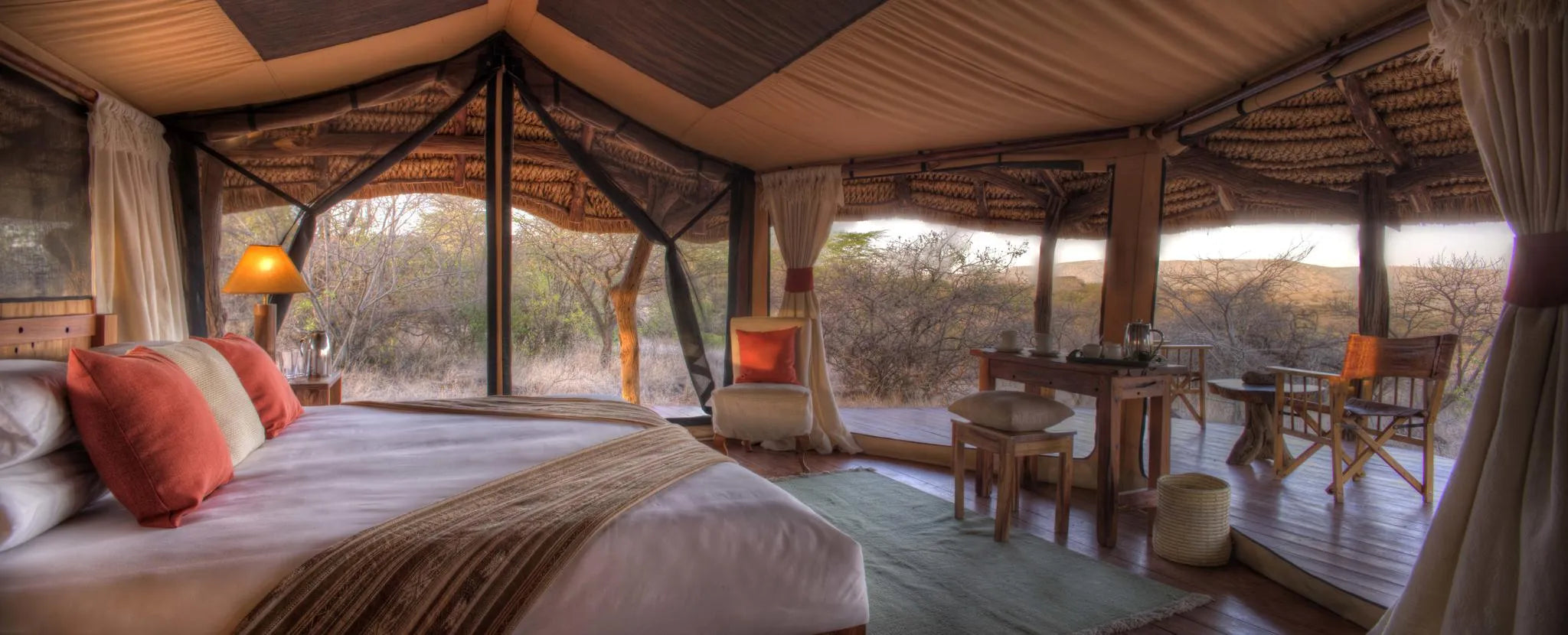 Elewana Lewa Safari Camp at Elewana Lewa Safari Camp, Lewa Conservancy, Kenya.