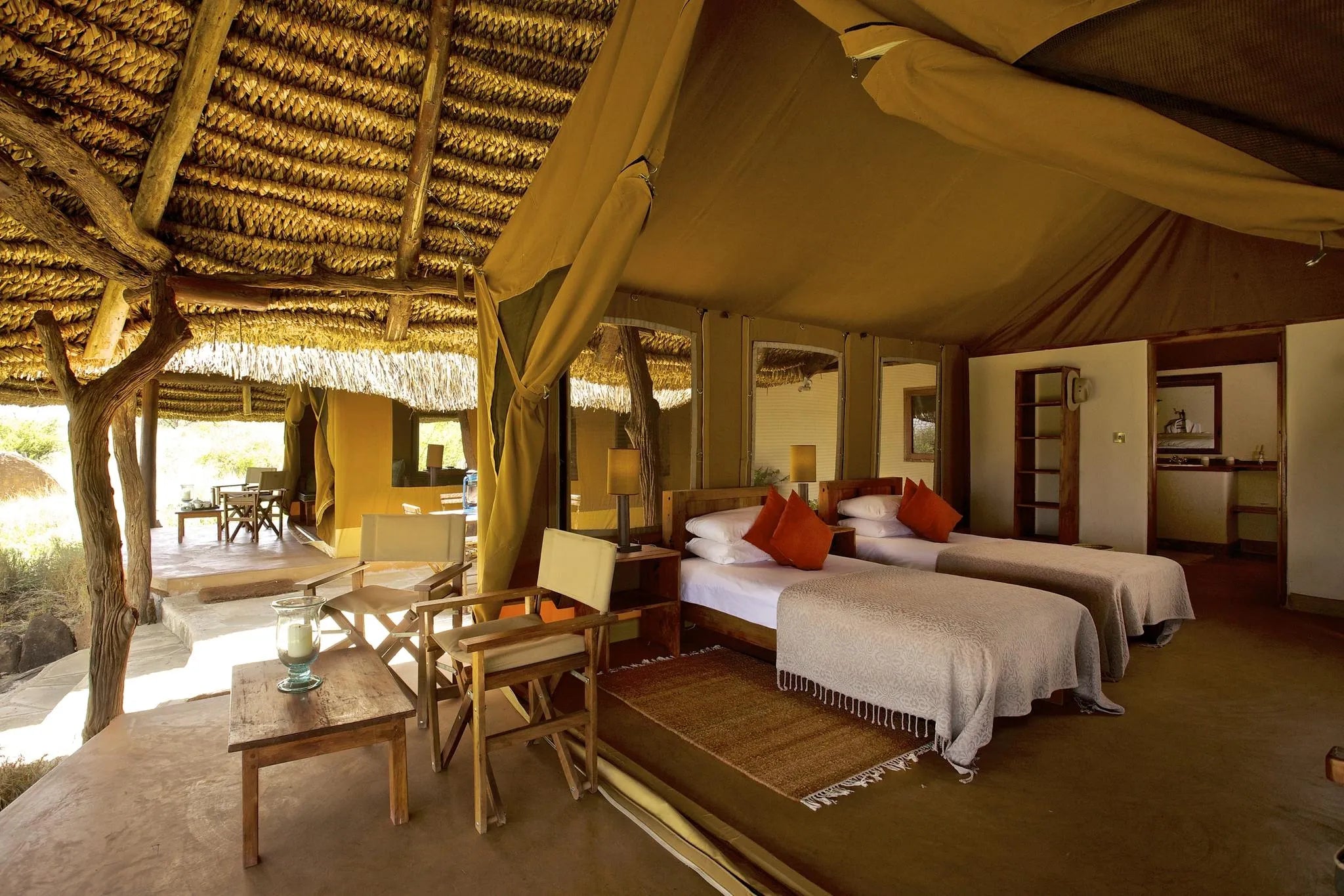 Elewana Lewa Safari Camp at Elewana Lewa Safari Camp, Lewa Conservancy, Kenya.