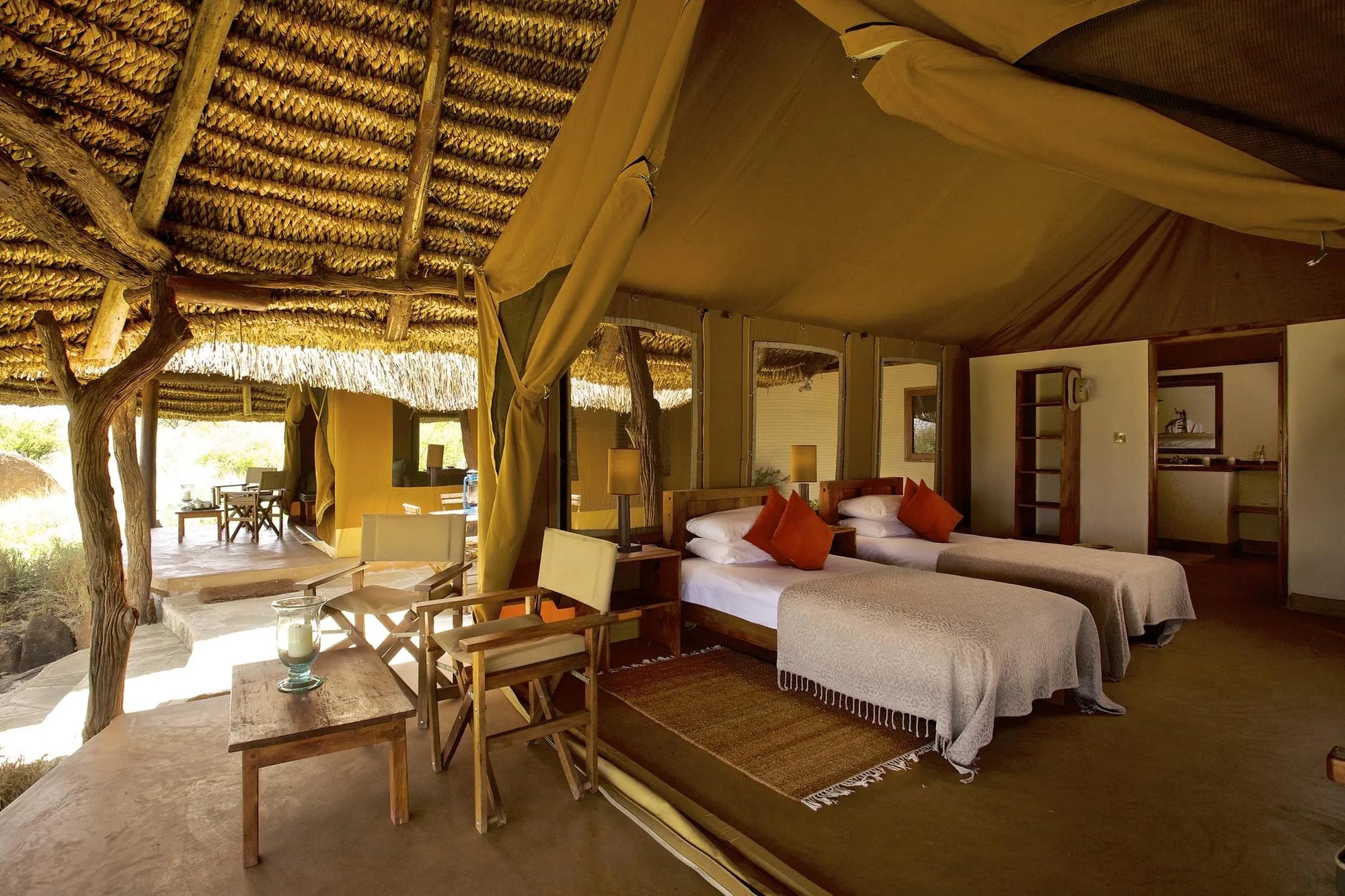 Elewana Lewa Safari Camp at Elewana Lewa Safari Camp, Lewa Conservancy, Kenya.