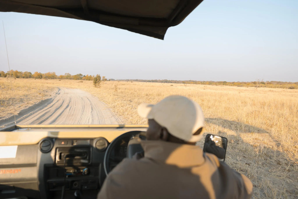 CONSERVATION WILDLIFE FUND at The Hide Safari Camp, Hwange National Park, Zimbabwe.