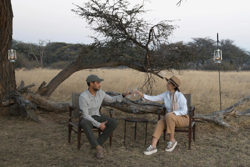 EXCELLENT GUIDING at The Hide Safari Camp, Hwange National Park, Zimbabwe.
