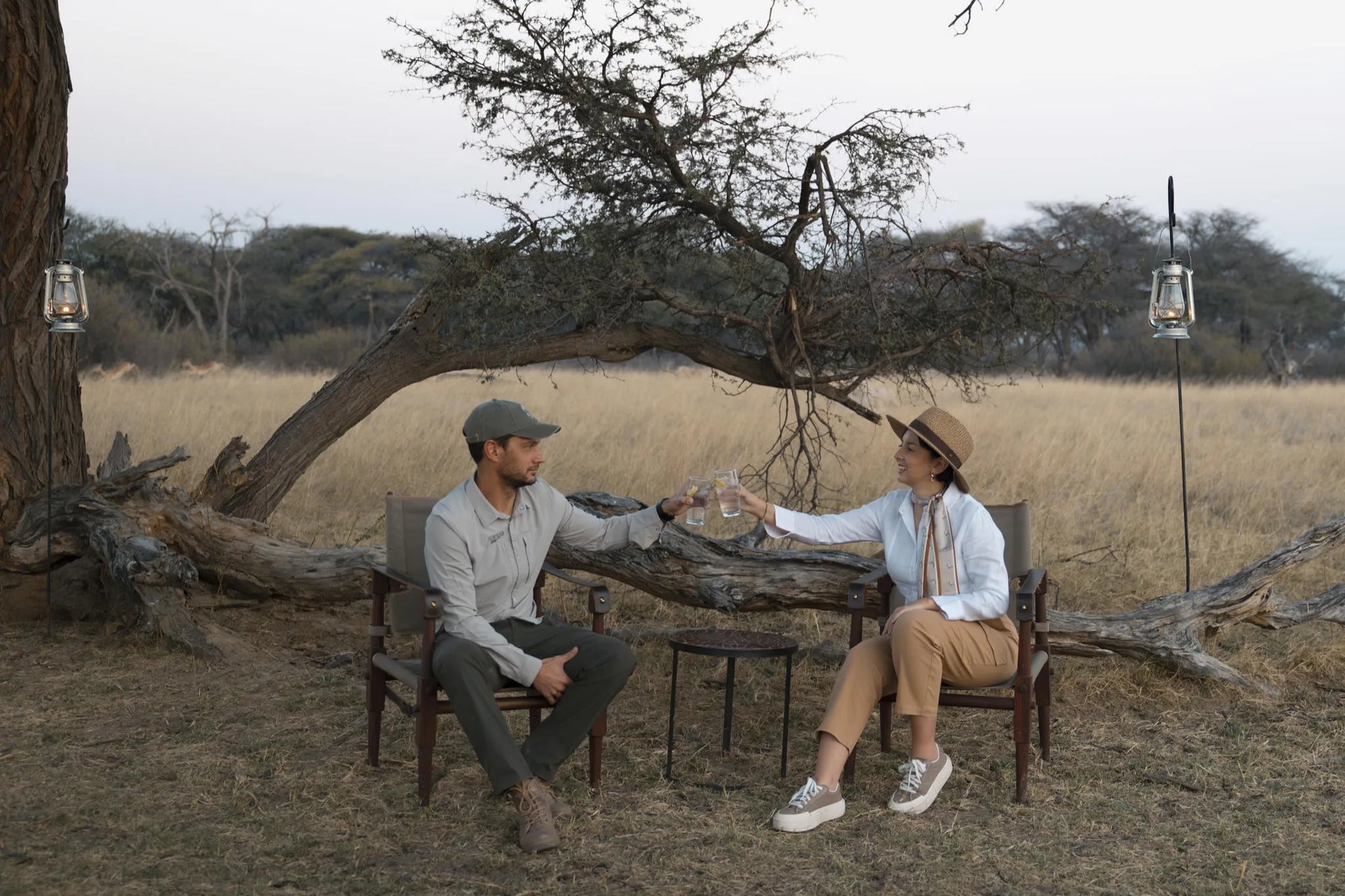 EXCELLENT GUIDING at The Hide Safari Camp, Hwange National Park, Zimbabwe.