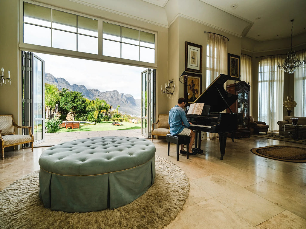 21 Nettleton : Piano at 21 Nettleton, Cape Town, South Africa.