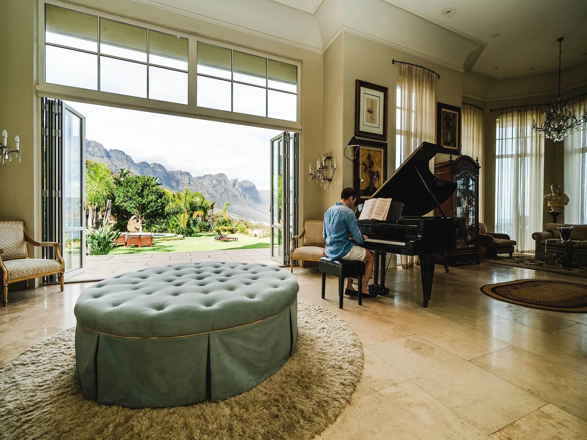21 Nettleton : Piano at 21 Nettleton, Cape Town, South Africa.