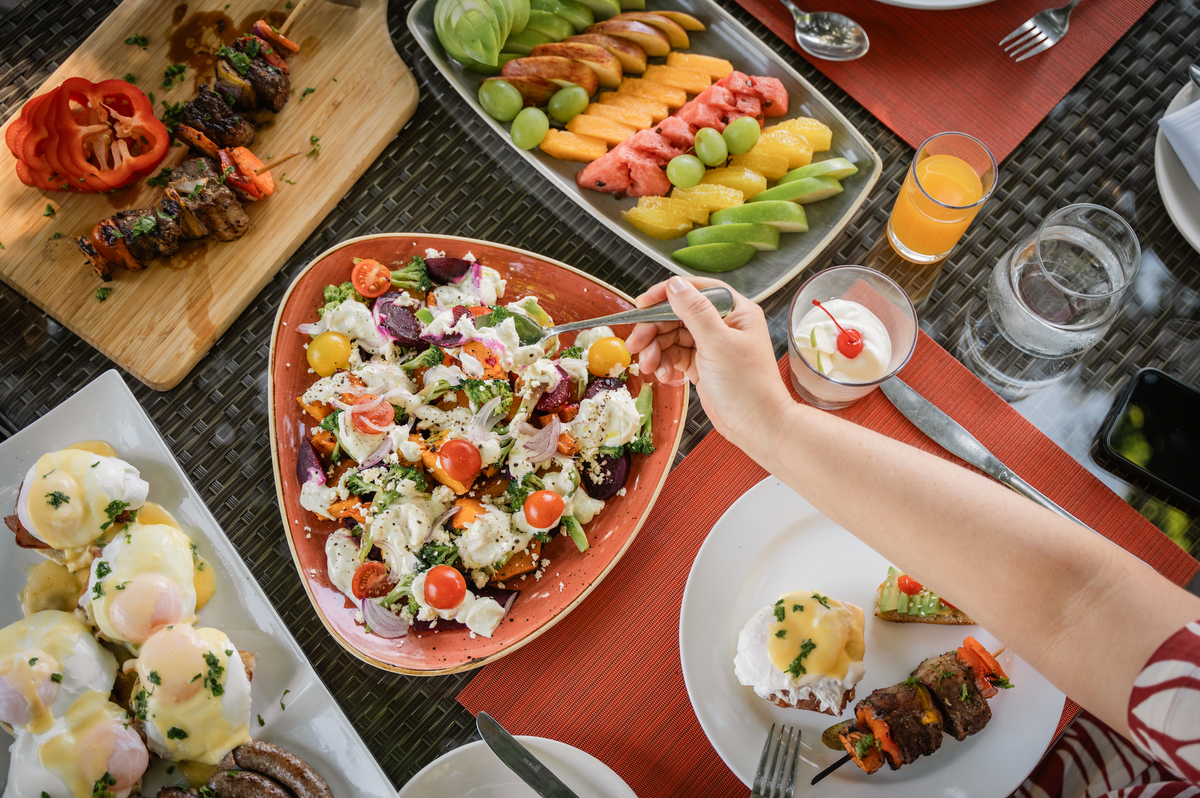 Dining at Muzimu Lodge