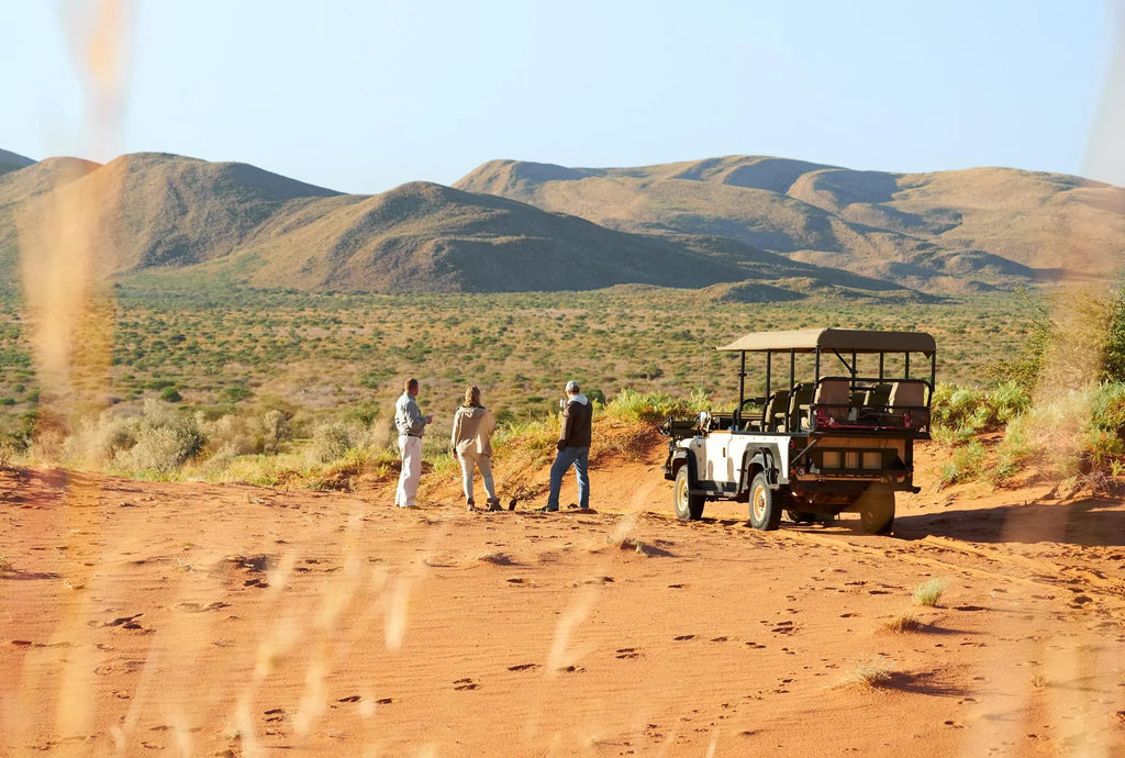Private vehicle at Motse, Tswalu, Tswalu, South Africa.